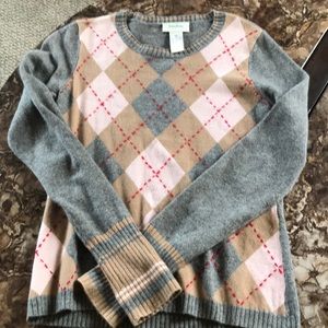 Neiman Marcus Argyle sweater